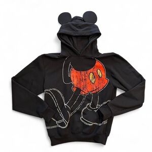 Disney Parks Mickey Mouse Ears Pullover Hoodie - Size Small